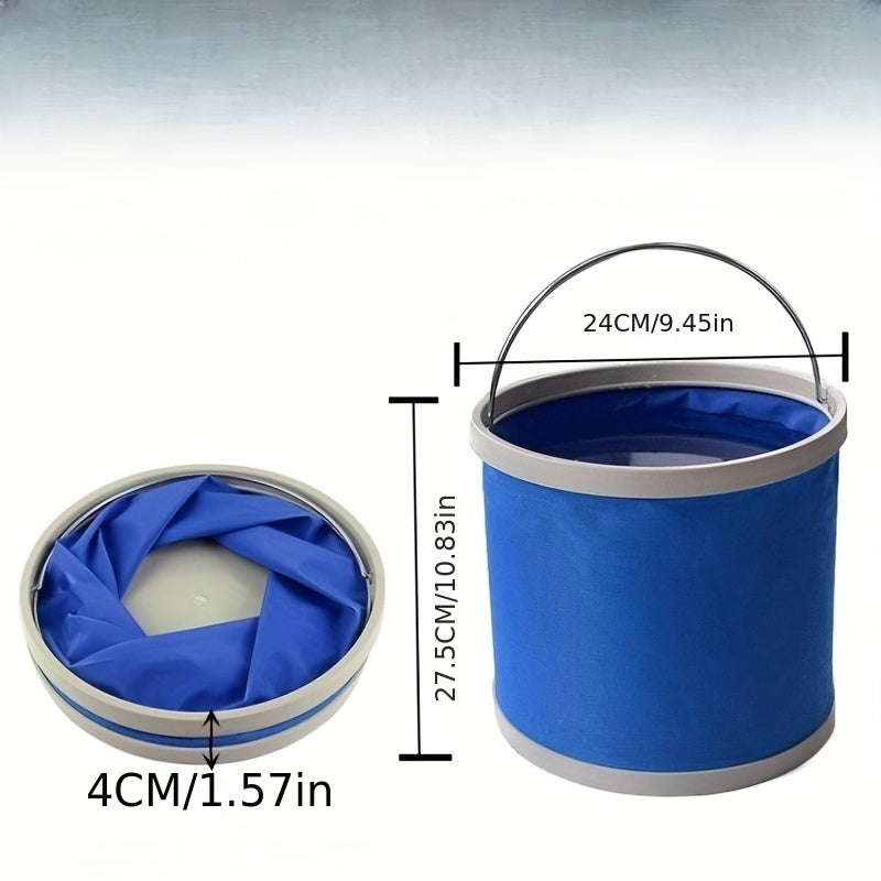 3pc Car Wash Tools Set Camping Bucket Auto Accessories