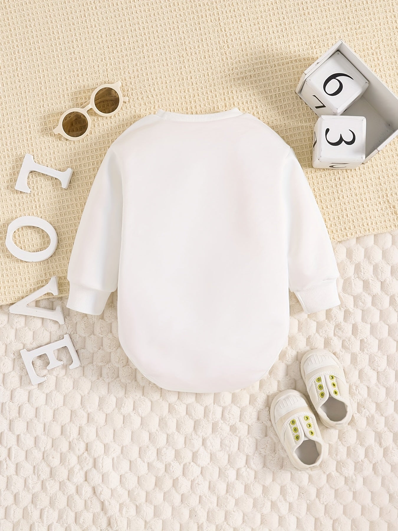 Baby Girl's Santa Cartoon Onesie Romper