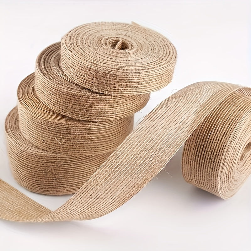 Christmas Tree Gift Wrapping Burlap Ribbon 10 Meters Long