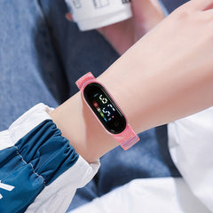 Teen Smart Multicolor Raised Sports Electronic Watch for Girls