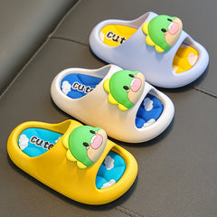 Boys Cartoon Open Toe Slippers Lightweight Non Slip Indoor Shoes