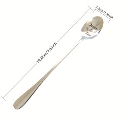 Jesus And Tea Spoon Engraved Stainless Steel Gift