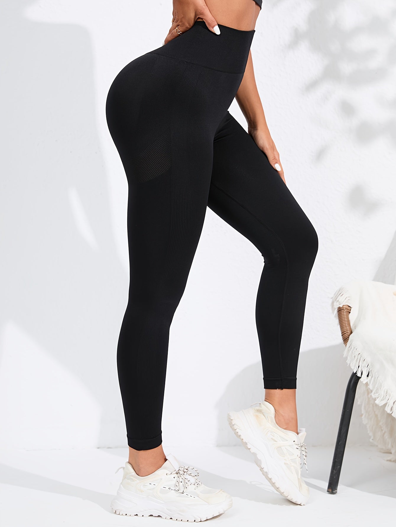 Seamless High Waist Yoga Pants - Tummy Control Leggings