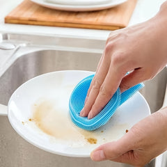 Outdoor Silicone Double Sided Cleaning Pad
