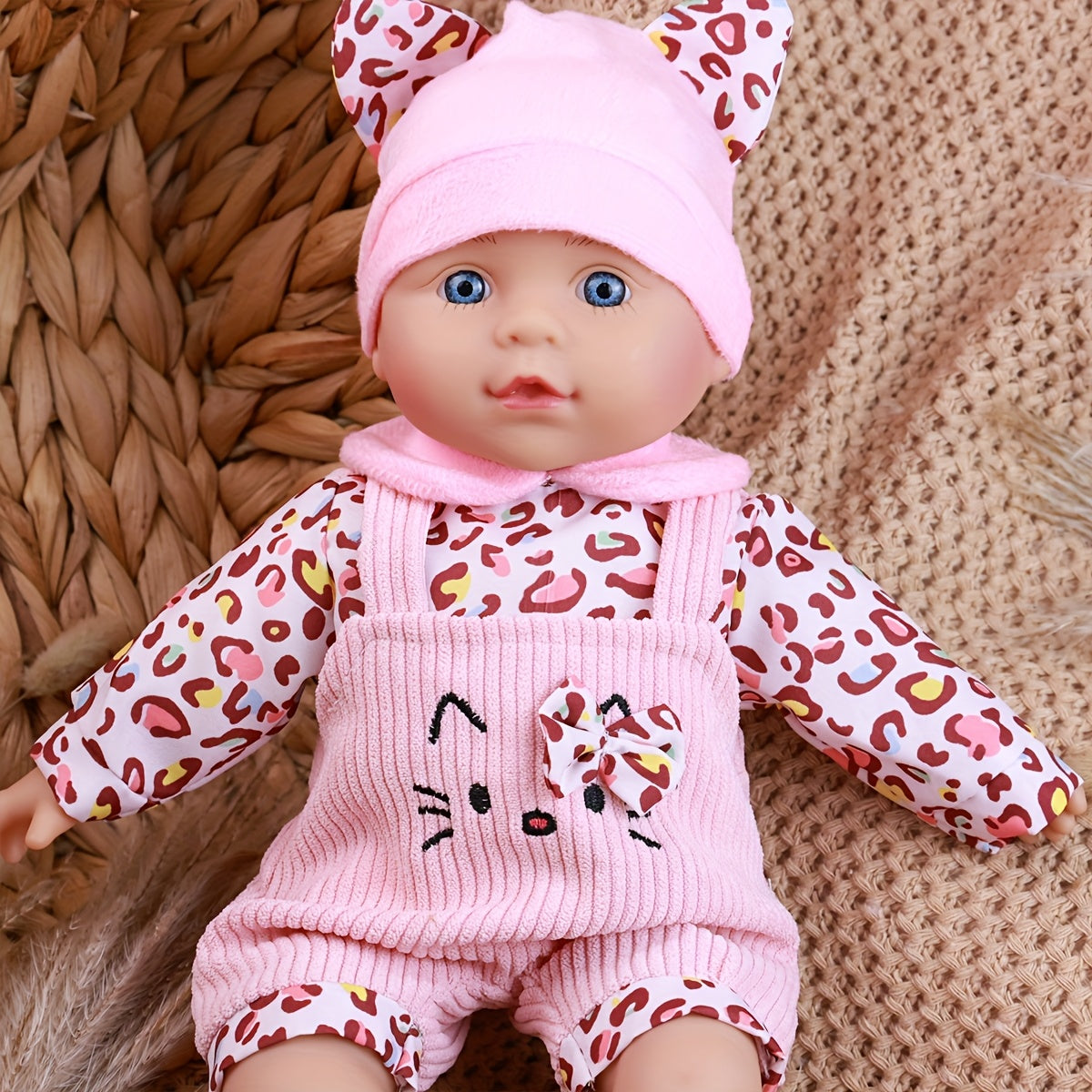 13" Reborn Baby Doll Lifelike with Outfit Sets and Accessories