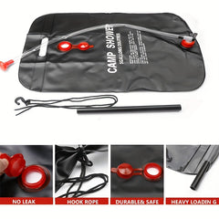 Foldable Camping Shower Bag Water Storage Bag for Outdoor Activities