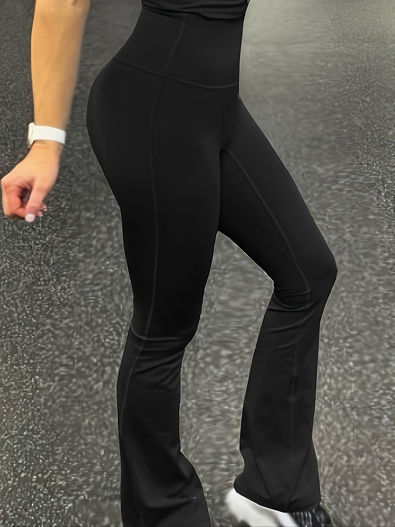 Seamless Yoga Flared Leggings Fitness Sports Bootcut Pants