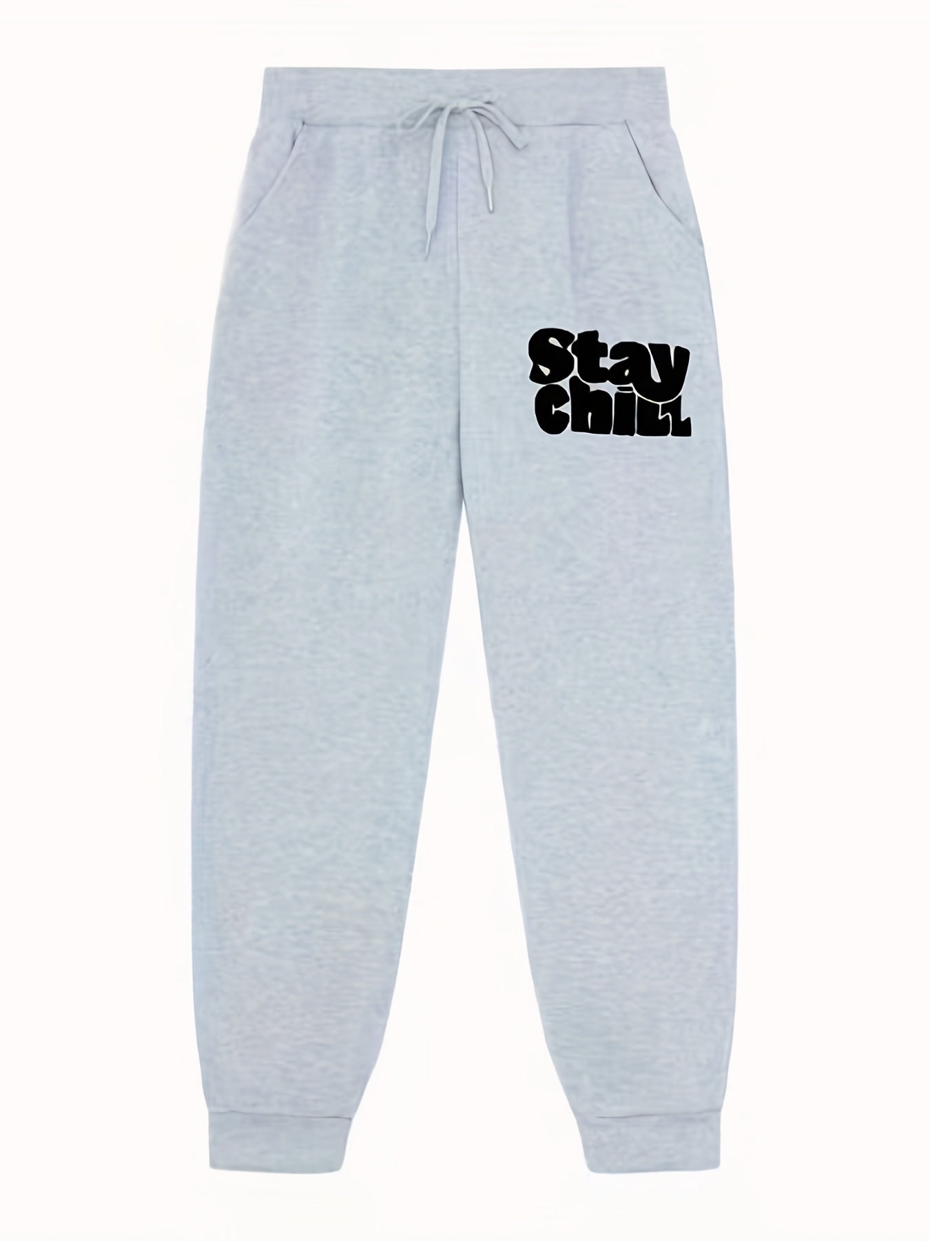 Men's Letter Print Joggers Casual Loose Fit Pants