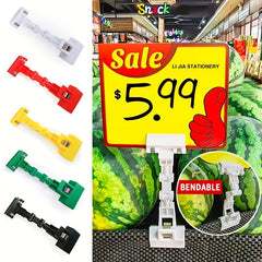 Label Fixing Clip - Retail Store Essential