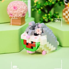 DIY Cartoon Building Block Desk Decoration Set