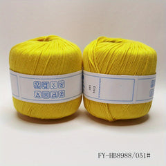 2pcs Colored Yarn Hand Knitting Crochet Yarn 100g pc