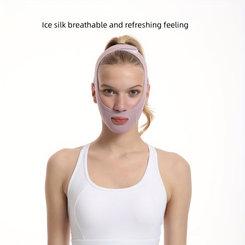 Ice Silk Facial Slimming Band for Women V Line Chin Cheek Lift Up Anti Aging