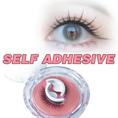 Self Adhesive Reusable Full Strip Eyelashes Thick Natural Makeup False Lashes