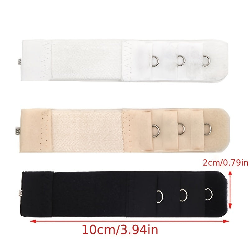 6pcs Bra Strap Extenders Adjustable Lingerie Accessories
