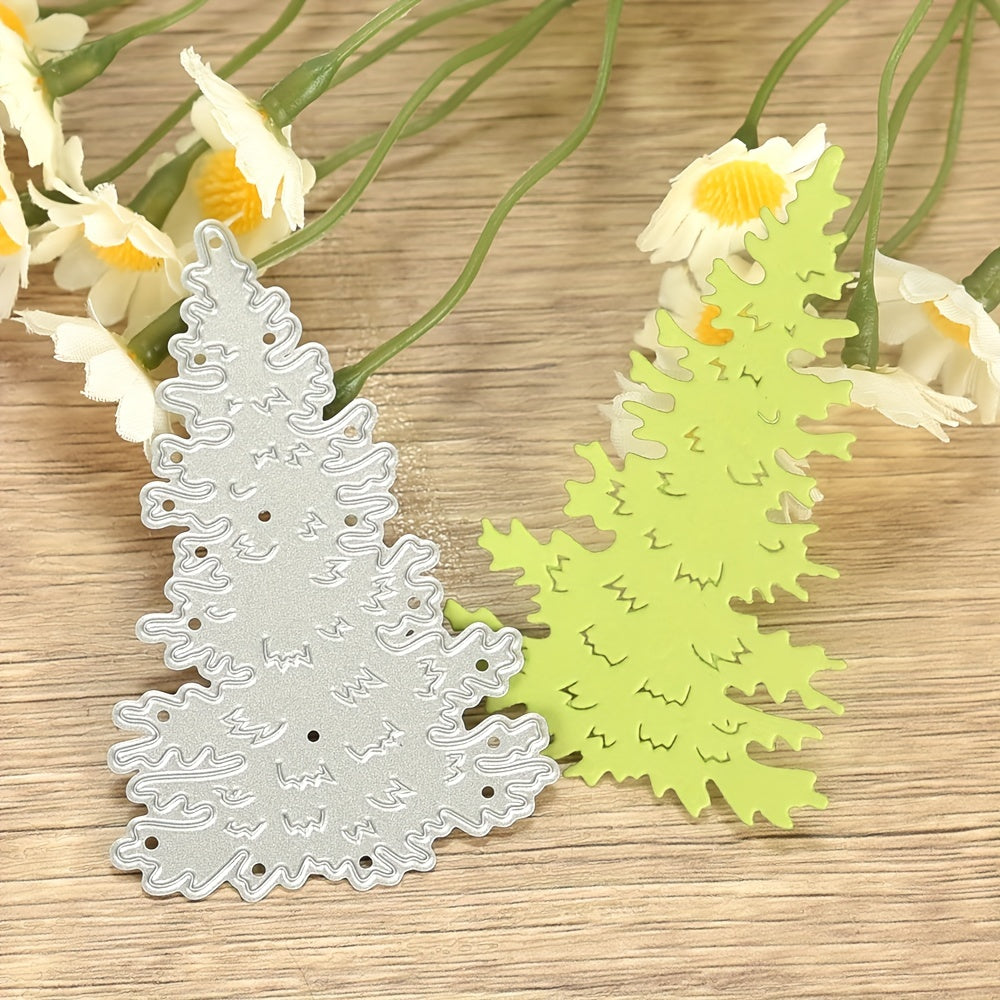 1pc Christmas Tree Metal Cutting Die for DIY Embossing Photo Album Decorating