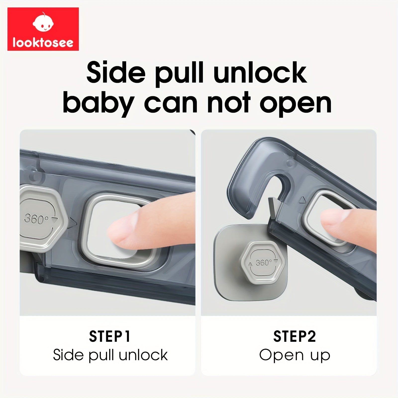 2 Packs Child Safety Locks, Secure Baby from Hazards