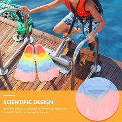 Colorful Silicone Swim Fins for Men Women Diving