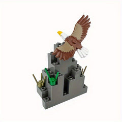 10pcs Bird Parrot Forest Scene Model Ornament