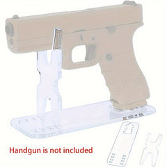 Adjustable Acrylic Stand Portable Display Rack Hidden Storage 19.05x6.99x12.06cm