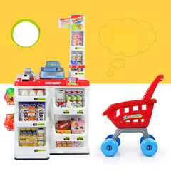 Goujiajia Supermarket Cart Toy Set for Kids