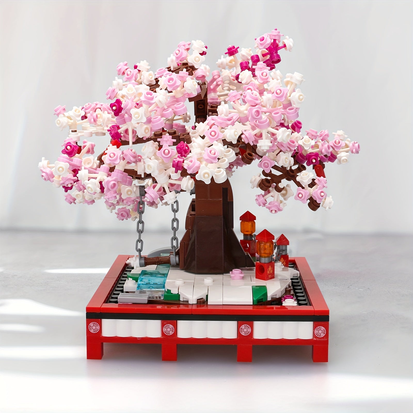 Cherry Blossom Building Block Bonsai Toy for Kids and Adults