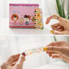 120 Cartoon Bandages Waterproof Adhesive Bandages for All Ages
