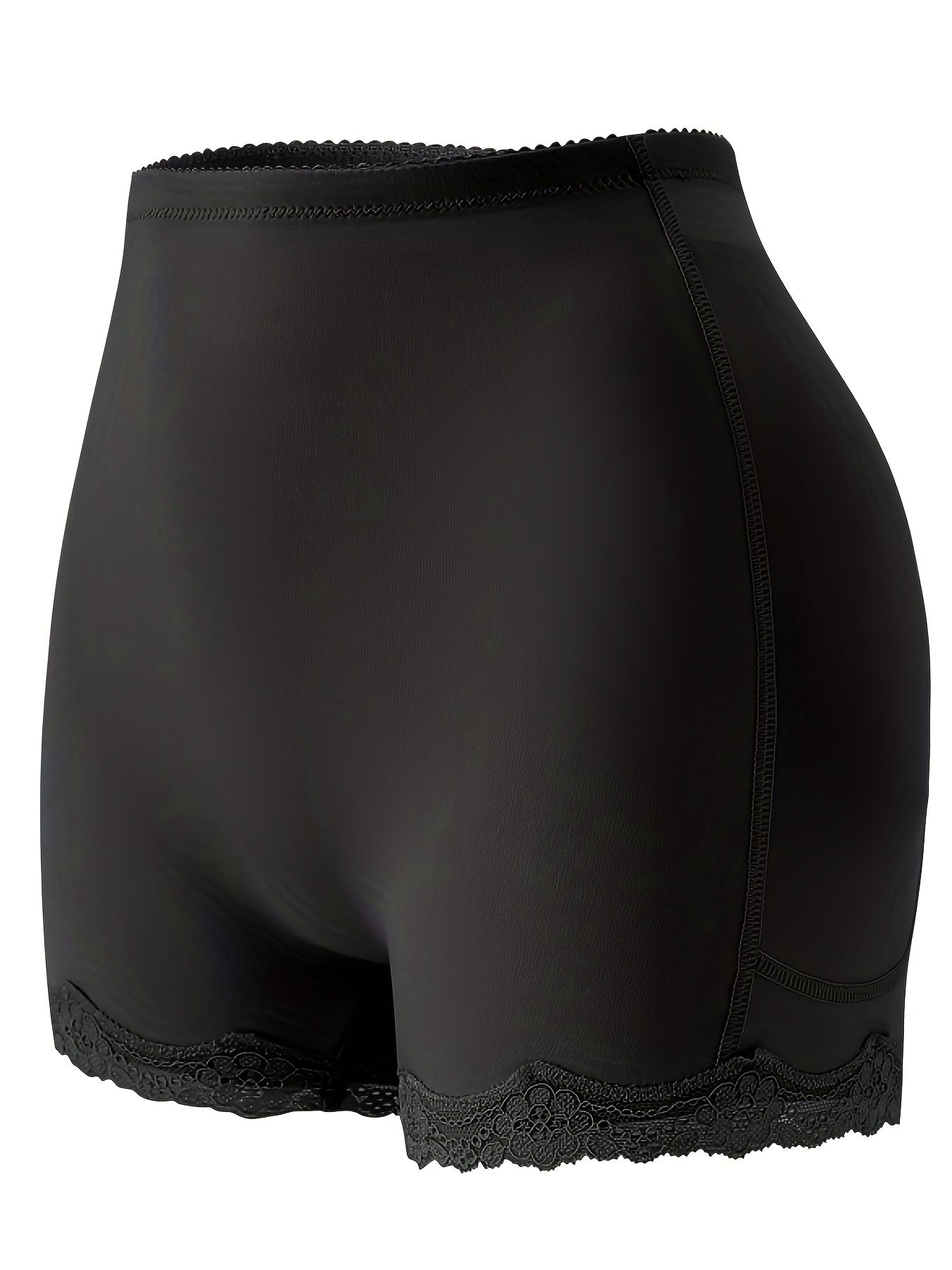 Lace Trim Shaping Shorts Tummy Control Compression Slimming Shorts