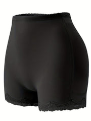 Lace Trim Shaping Shorts Tummy Control Compression Slimming Shorts