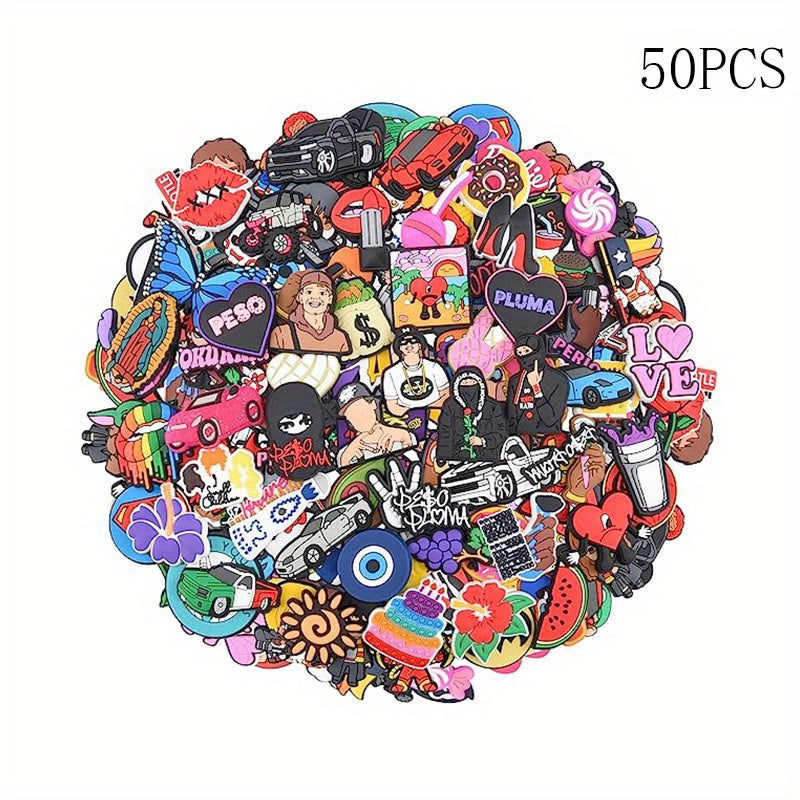 Cartoon Shoe Charms For Clogs Garden Shoes DIY Shoes Accessories