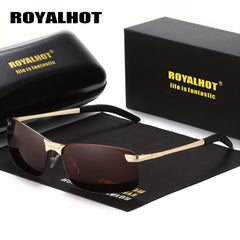 RoyalHot Metal Polarized Sports Sunglasses
