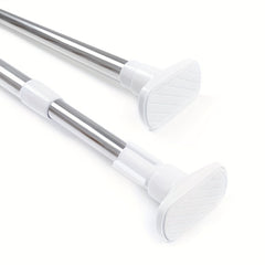Telescopic Shower Curtain Rod Easy Installation