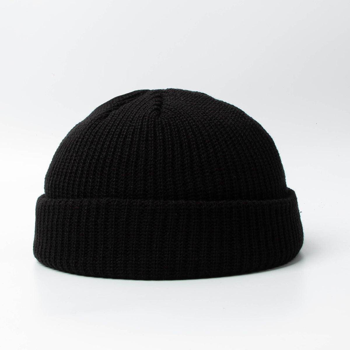 Unisex Knitted Solid Winter Beanie Hat Warm Bonnet Cap