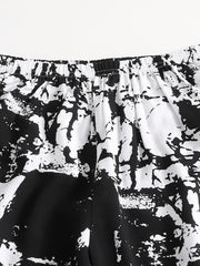 Parent child Pants Bloomers & Graffiti Print For Winter