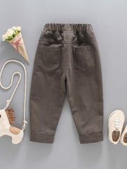 Boys Casual Pants with Pockets Spring/Autumn Kids Clothes