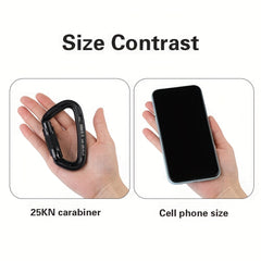 25KN Auto Locking Carabiner for Rock Climbing