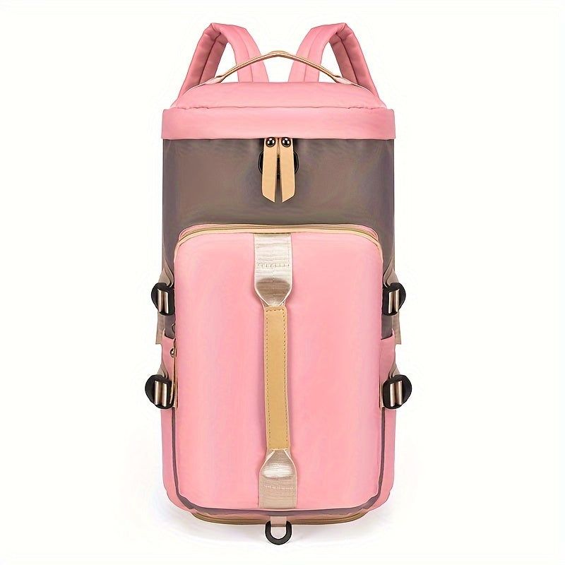 Large Capacity Storage Travel Bag Sports Yoga Backpack Wet Dry Separation