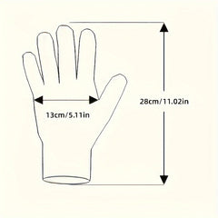 Men's Winter Gloves PU Leather Plus Velvet Thickened Windproof Cold-proof