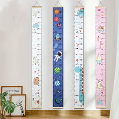 Canvas Growth Chart Wall Decor Removable Height Ruler 79" x 7.9"