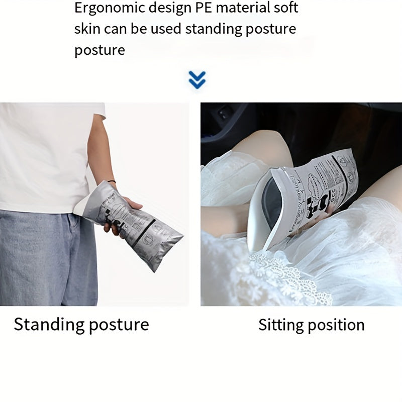 6pcs Portable Camping Pee Bag Disposable Emergency Pee Bag And Vomit Bag