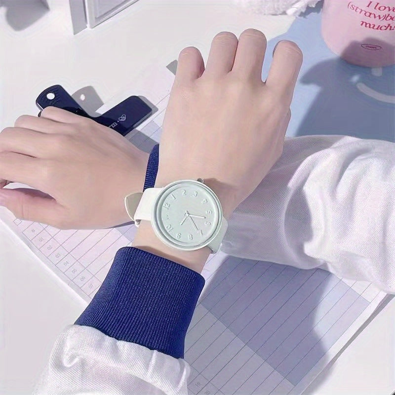 Kids Colorful Watch Plastic Wristwatch Gift