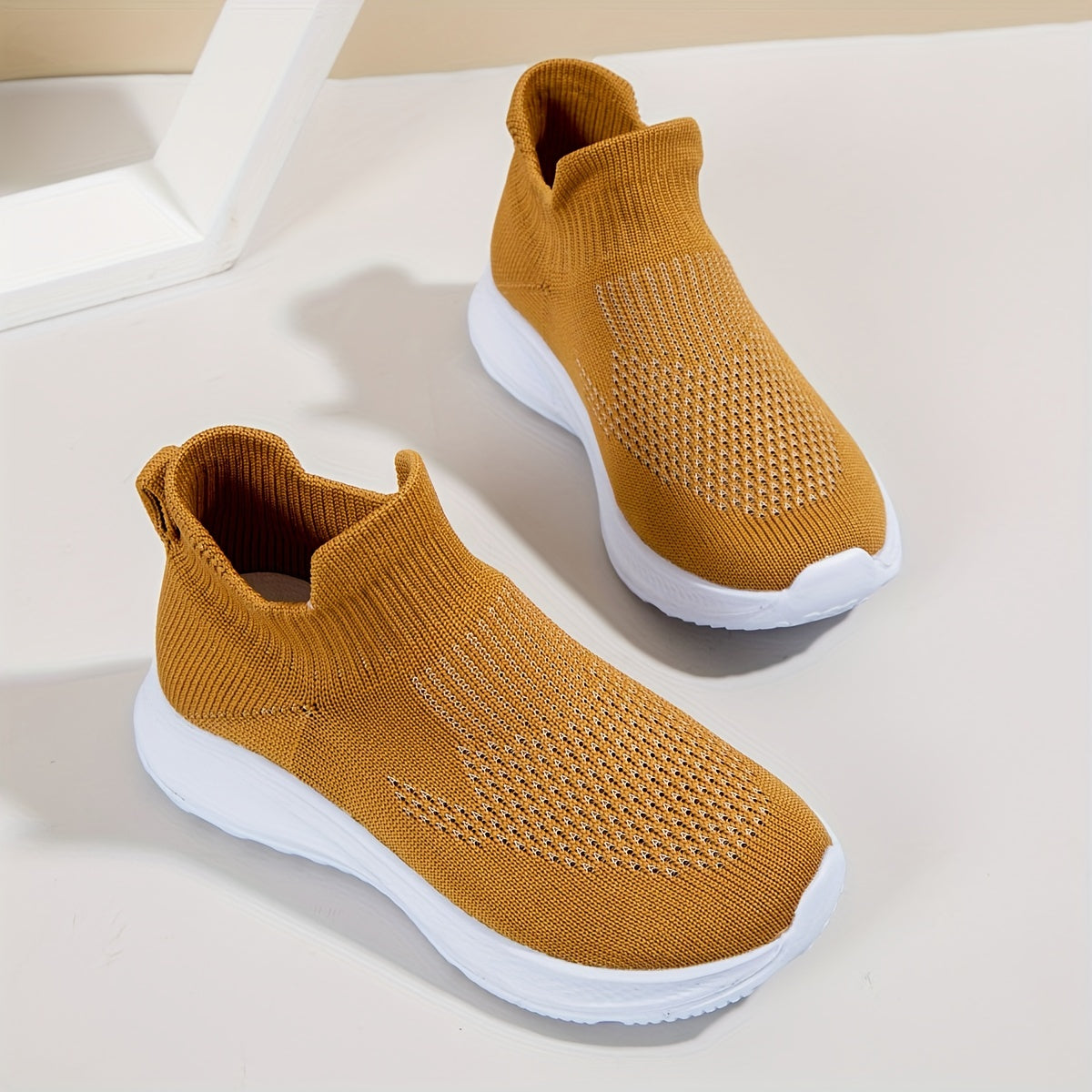 Breathable Woven Sneakers For Boys Lightweight Slip On