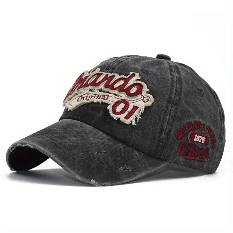 Men Women Denim Washed Baseball Cap All Match Cap Dad Cap