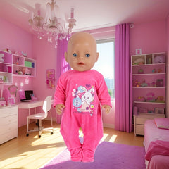 Doll Rabbit Outfits Rose Red Pink Bunny Patterns for 35-56-43-17-18inch Dolls