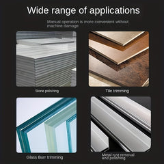 Ceramic Tile Trimming Artifact Chamfering Edge Grinding Sheet Hand Tool