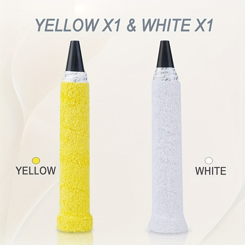 2pcs Badminton Racket Overgrips Soft Pure Cotton Hand Wrap