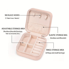 Travel Jewelry Organizer Portable Mini Case Display Storage Holder