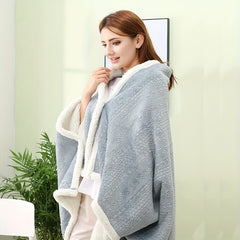 Thickened Multifunctional Shawl Blanket Winter Warm Blanket