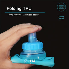 BPA Free Collapsible Running Flask Water Bottle 300ml 500ml