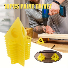 10pcs Paint Trivet Pyramid Paint Holder Cabinet Paint Pouring Spacers