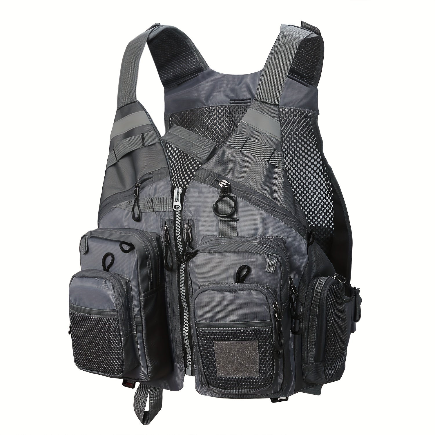 Breathable Pocket Fishing Vest Removable Oxford Fabric